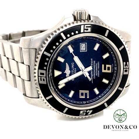 back breitling superocean a17391